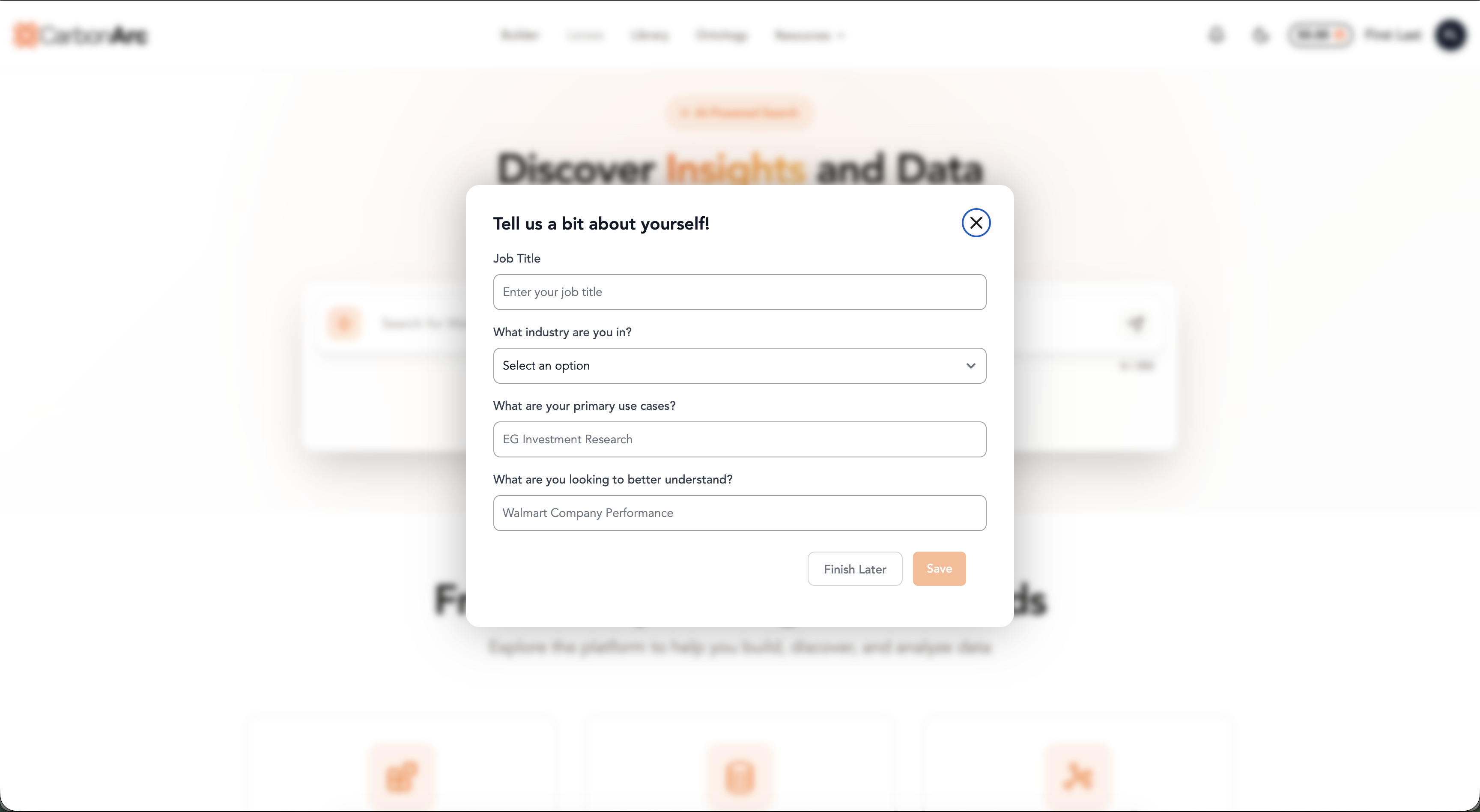 Account Questionnaire