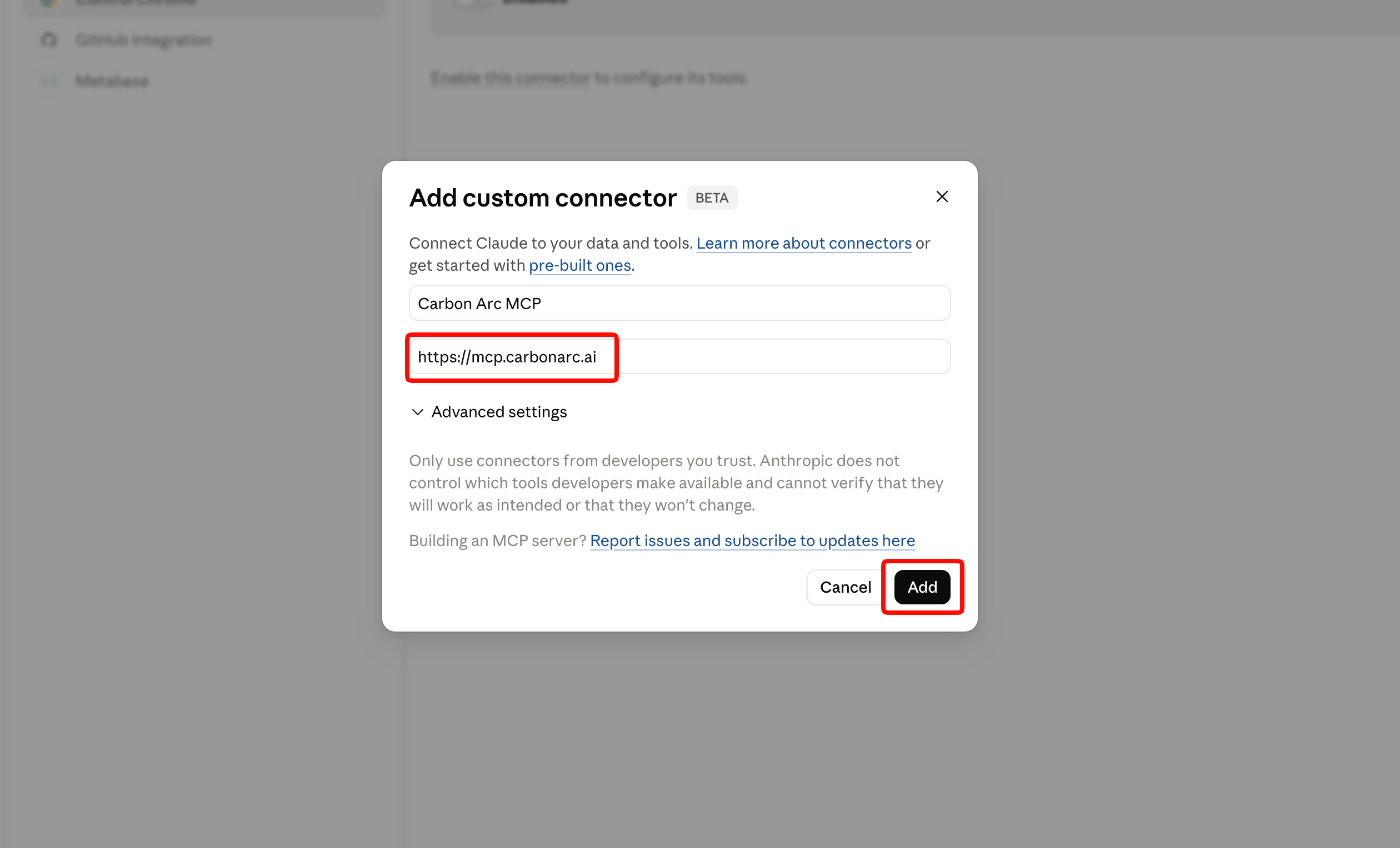 Connect MCP